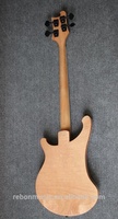 Weifang Rebon 4 String Ricken Neck Through Body Electric Bass Guitar with Mahogany Body