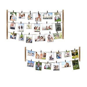 2018 nuevo diseño 26x29 x Simple casa Oficina <span class=keywords><strong>bar</strong></span> decoración colgante de pared DIY <span class=keywords><strong>marcos</strong></span> línea de madera Marco de imagen - Product Image 4