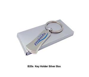 Boîte de papier d'art de stratification brillante argentée de haute qualité Offre Spéciale le porte-clés aseptique pour le stockage et l'organisation - Product Image 1