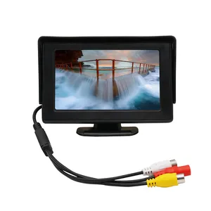 4.3 Inch TFT LCD Car Monitor Display Wireless Cameras Reverse Camera Parking SystemためCar Rearview Monitors NTSC PAL