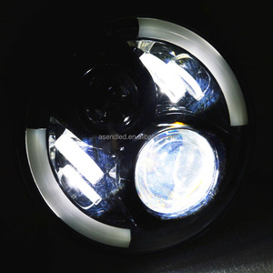 60 w 7 inch ronda de alta baja luz de la cabeza led Faro Led Jeep Wrangler Sahara Rubicon Harley <span class=keywords><strong>Toyota</strong></span> Fj - Product Image 2