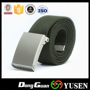 Usine prix de nombreux <span class=keywords><strong>oeillet</strong></span> bleu mode tissu hommes ceintures - Product Image 2