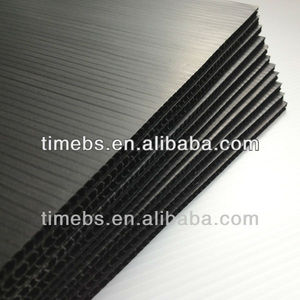 Feuille de plastique ondulé à conducteur noir, plaque en plastique ESD - Product Image 1