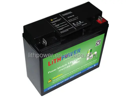Batteria lifepo4 ad alta potenza con ciclo di lunga durata, batteria 12v 24v lifepo4 per marine/auto/sistema solare/carrello da golf