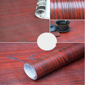 Película de <span class=keywords><strong>vinilo</strong></span> autoadhesiva de grano de <span class=keywords><strong>madera</strong></span> de PVC <span class=keywords><strong>para</strong></span> <span class=keywords><strong>muebles</strong></span>, cocina y gabinete - Product Image 5