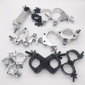 Aluminum pro single double 60mm 50mm 40mm 35mm 20mm dia. pipe tube Stage Lighting Truss Clamps