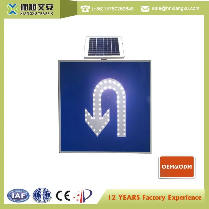 Manufactory wholesale solar led sign/Solar led traffic flashing road signs for sale OEM/ODM