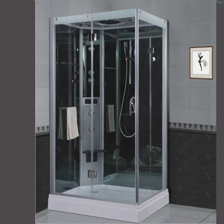 Cerniera nascosta freestanding prezzo a buon mercato 8 millimetri di vetro bagno unità bagni disegni cabina doccia di lusso in pakistan
