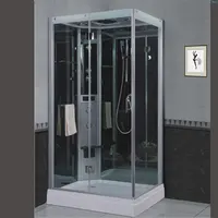 Hidden Freestanding Hinge, Glass Bathroom Unit