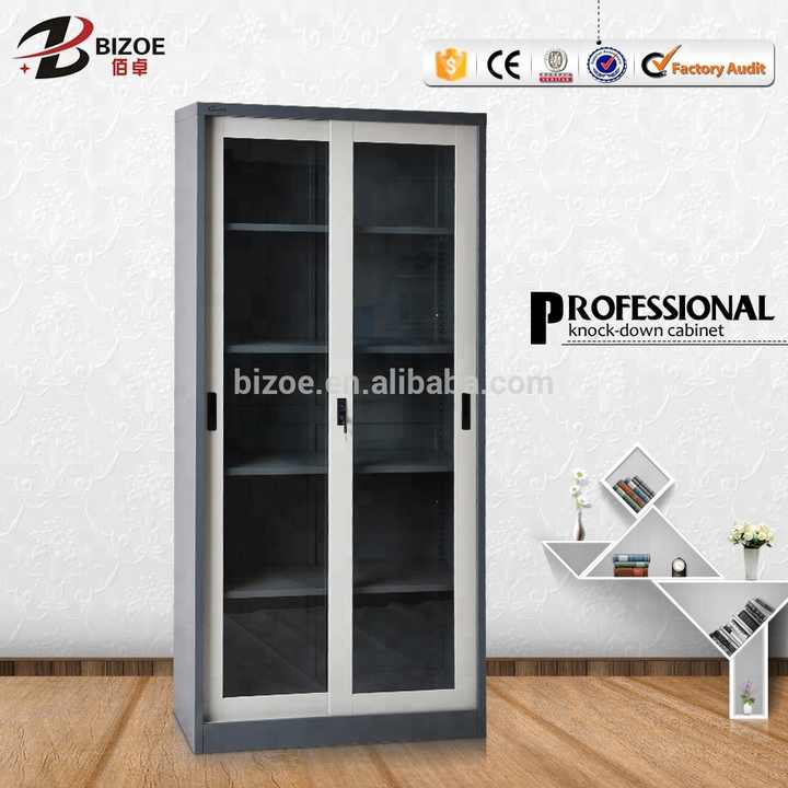 Metall Glastur Lagerung Preis von Eisen Bucher schrank Godrej Stahl Almirah Designs mit Preis