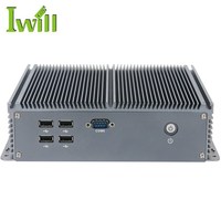 Ordenador Industrial Económico J1900 Sin Ventilador, Mini PC Industrial Integrado con Puerto Serie y Paralelo