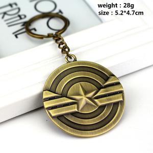 Capitán América Collar Nuevo de la Llegada Estilo Vintage Collares Escudo Película Joyería Para Hombres y Mujeres - Product Image 4