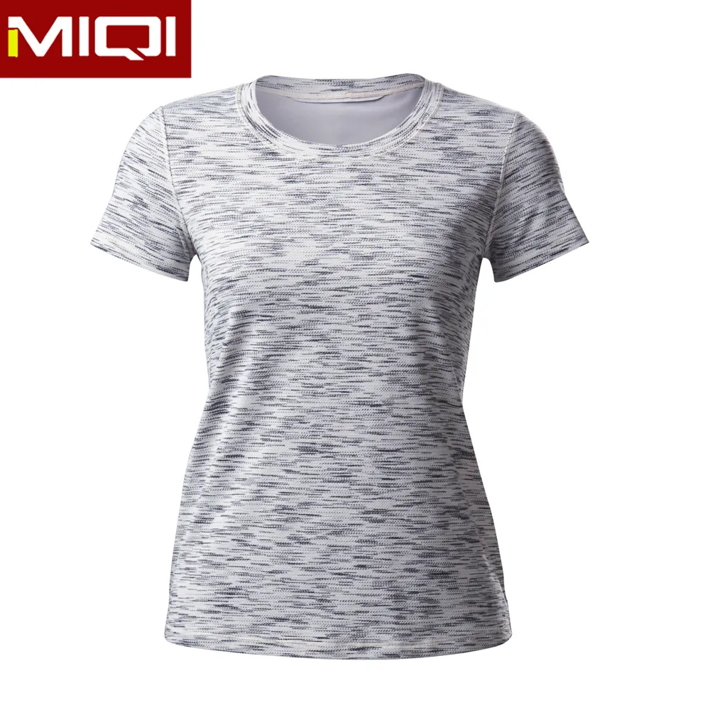 Dry Quick T-Shirt Customize Womens Fitness Apparel T-shirt Guangzhou Miqi