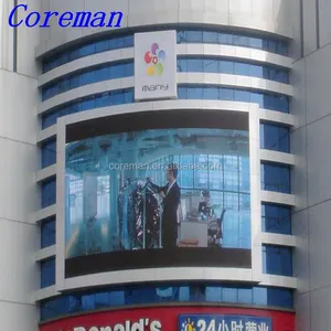 Coreman HD DIP RGB smd 야외 p10 디스플레이 96X96 비디오 벽