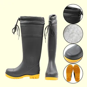 wholesale unisex Factory price agriculture soft fair trade rain boots safety gum boots for men waterproof