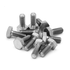 Fábrica de alta resistencia a la tracción DIN933 de aleación de titanio de pernos de cabeza hexagonal <span class=keywords><strong>Gr5</strong></span> - Product Image 1