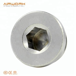 <span class=keywords><strong>Bouchon</strong></span> <span class=keywords><strong>d</strong></span>'extrémité en laiton fileté mâle à tête hexagonale intérieure - Product Image 5