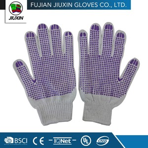 High quality keep safe working pros cotton knitted gloves - Product Image 5