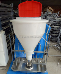 Alimentador plástico del escalón del cerdo del equipo automático de las aves de corral al por mayor 75kg para la pluma del cerdo - Product Image 1