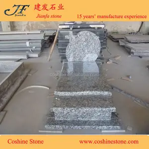 China spray white monuments tombstone granite tomb design