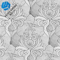 Mosaïque de pierre à motif de fleurs/carrelage mosaïque jet d'eau Foshan