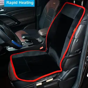 3884 Digital LED Screen Control Rapid Heating 12V Heated Car Seat Cushion Cover Seat Heater Warmer Winter Household Cushion