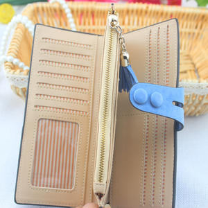 Nuovo <span class=keywords><strong>Portafoglio</strong></span> Retrò Opaco <span class=keywords><strong>da</strong></span> <span class=keywords><strong>Donna</strong></span> con Doppia Chiusura, <span class=keywords><strong>Piccolo</strong></span> Portamonete a Forma di Ombrello, <span class=keywords><strong>Portafoglio</strong></span> Lungo con Charm - Product Image 6