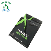 OEM toptan düz alt kare PET/PE gıda ambalaj plastik poşetler özelleştirilebilir boyutları 1Kg 2Kg 5Kg peynir altı suyu Protein tozu mat