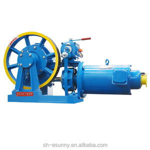 11 кВт, грузоподъемность 100 кг, Редукторная Тяговая машина для пассажиров, грузов, двигатель для домашнего лифта - Product Image 3