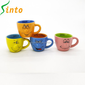 Taza de Cerámica <span class=keywords><strong>3D</strong></span> con Forma de Nariz, Color Naranja Mágico, Diseño Encantador - Product Image 5