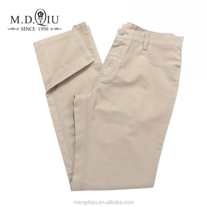Robe droite personnalisée OEM ODM de marque décontractée classique en coton doux léger coupe ajustée pantalon chino <span class=keywords><strong>kaki</strong></span> pour hommes - Product Image 2