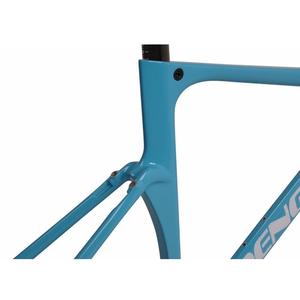 Yongfu — <span class=keywords><strong>cadre</strong></span> de vélo de <span class=keywords><strong>route</strong></span> en fibre de carbone 700C, couleur bleue, supports de freins Direct - Product Image 4