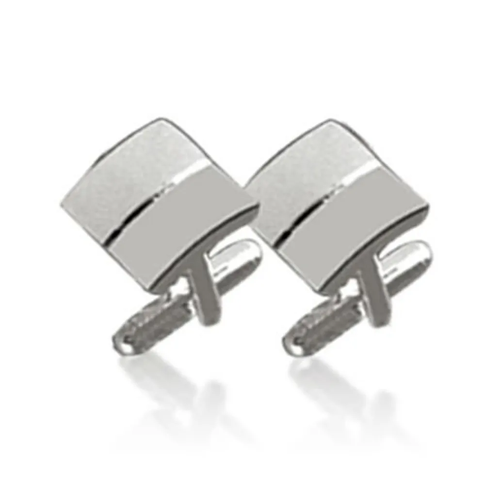 925 Blank Sterling Men's Cufflink For Gold Shirt Shenzhen Sale Cufflinks In Silver