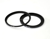 Adaptateur de filtre à anneau élévateur de 62mm à 72mm en métal noir compatible avec le filtre d'objectif de caméra UV CPL ND de toutes les marques
