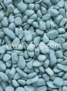 Ciottoli di Turchese Naturale Lavato al Fiume, Colore Blu Piatto BD012A - Product Image 3