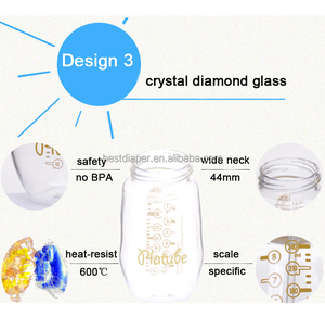 Flauta feliz leche cristal al por mayor del bebé, la alimentación <span class=keywords><strong>con</strong></span> biberón - Product Image 2