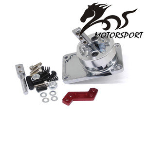 Stormcar aluminio Racing short throw Shifter para 83-04 Ford Mustang T5 T-45 W/OD plata - Product Image 2
