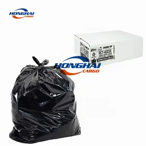 Manufacturer Customized LDPE/HDPE Plastic Disposable Flat Urban Garbage Bags For Bin Dustbin