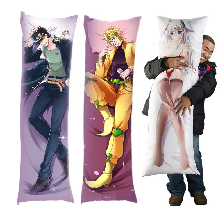 Cómic almohada JoJo es extraño aventura Kujo Jotaro y Kakyoin Noriaki funda de almohada