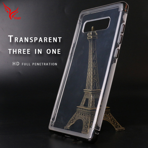 Chất lượng cao mạ PC <span class=keywords><strong>3</strong></span> trong 1 tinh thể trong suốt tpu điện thoại trường hợp cho <span class=keywords><strong>samsung</strong></span> galaxy <span class=keywords><strong>note</strong></span> 8 - Product Image 3