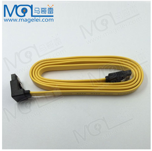 Cable de datos Sata una curva cabeza con <span class=keywords><strong>metralla</strong></span> puerto serie y cable de disco duro - Product Image 5