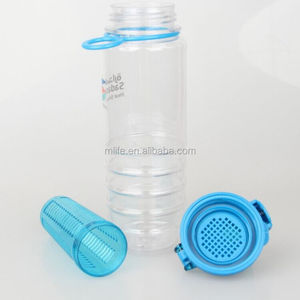 Vente chaude Moyen-Orient 750 ml SANS bpa TRITAN <span class=keywords><strong>bouteille</strong></span> d'eau en <span class=keywords><strong>plastique</strong></span> avec fruits infuseur et <span class=keywords><strong>casier</strong></span> pp couvercle - Product Image 3
