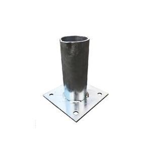 27 Anni di Esperienza Professionale in <span class=keywords><strong>Base</strong></span> per Pali di Segnaletica in Acciaio Zincato di Alta Qualità da 60mm - Product Image 1