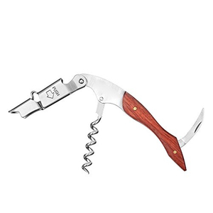 Premium Camerieri Cavatappi con Manico In Palissandro Perfetto per Uncorking Bottiglie di Vino con logo personalizzato - Product Image 1