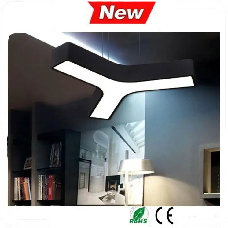 LED hanglamp IISOW driehoekige kroonluchter kantoor opknoping licht