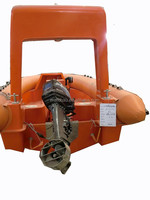 Bote de Rescate Rápido Semirrígido Inflable de 4.5M, Aprobado por SOLAS, Tipo GRP