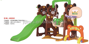 กระดานลื่นพลาสติกรูปยีราฟการ์ตูนน่ารักสำหรับเด็กในร่ม - Product Image 4