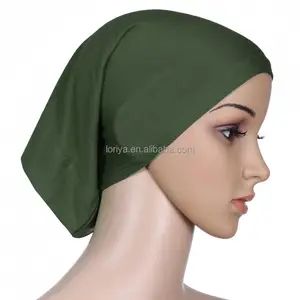 Casquette cylindrique d'intérieure pour femmes musulmanes, sous-écharpe, hijab d'intérieur pour femmes islamiques