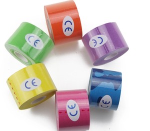 Bande de kinésiologie de 5 cm, élastoplaste athlétique, récupération sportive, <span class=keywords><strong>strapping</strong></span>, gym, imperméable, tennis, soulagement de la douleur musculaire, bandage - Product Image 1