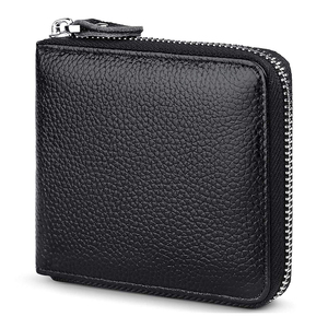 <strong>Zip</strong> Around Bifold <strong>Wallet</strong> RFID Blocking <strong>Men's</strong> Leather Zipper <strong>Wallet</strong> - Product Image 6